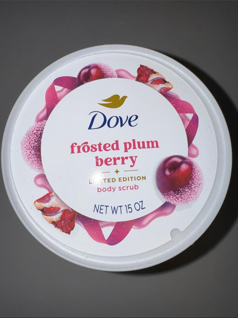Brand New Dove Frosted Plum Berry Body Scrub